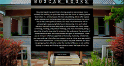 Desktop Screenshot of boxcarbooks.org